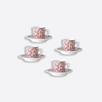 TASSE THE EMPIRE+SOUCOUPE PORCELAINE BLANCHE SOLOGNE 20CL - Maison de la  Porcelaine